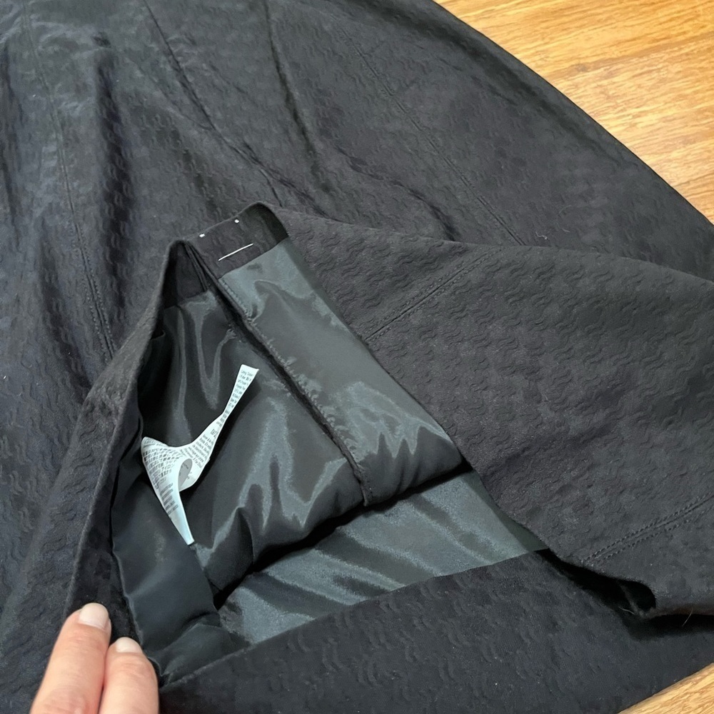 NWT! J. Crew strapless black empire waist cocktail lined zip-up dress. Size 4 - Picture 8 of 14
